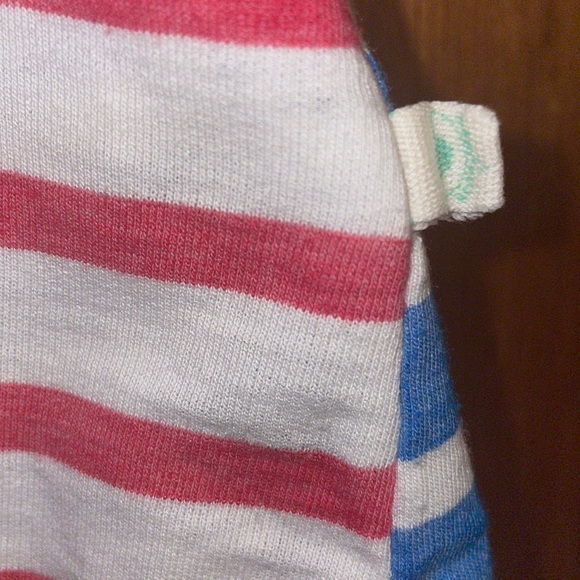 •HONEYDEW•RED/WHITE/BLUE STRIPES RACERBACK TANK TOP SIZE LARGE - Picture 7 of 8